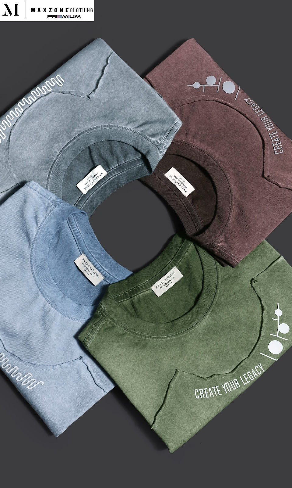 Iho K012 Dn 2863 Maxzone Clothing Heavy Cotton Mens Tshirts Manufacturer Gujarat