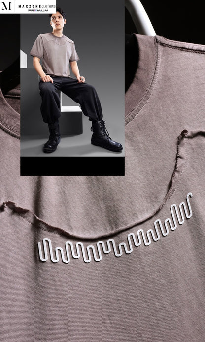 Iho K012 Dn 2863 Maxzone Clothing Heavy Cotton Mens Tshirts Manufacturer Gujarat