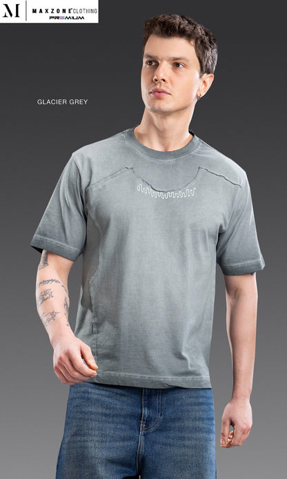 Iho K012 Dn 2863 Maxzone Clothing Heavy Cotton Mens Tshirts Manufacturer Gujarat