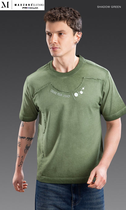 Iho K012 Dn 2863 Maxzone Clothing Heavy Cotton Mens Tshirts Manufacturer Gujarat