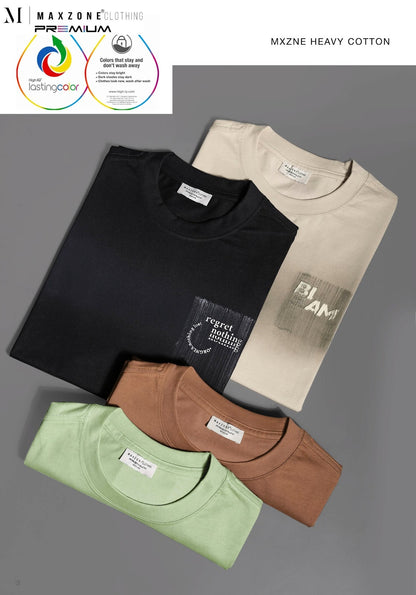 Iho K013 2859 Oversize Maxzone Clothing Cotton Mens Tshirts Exporter India