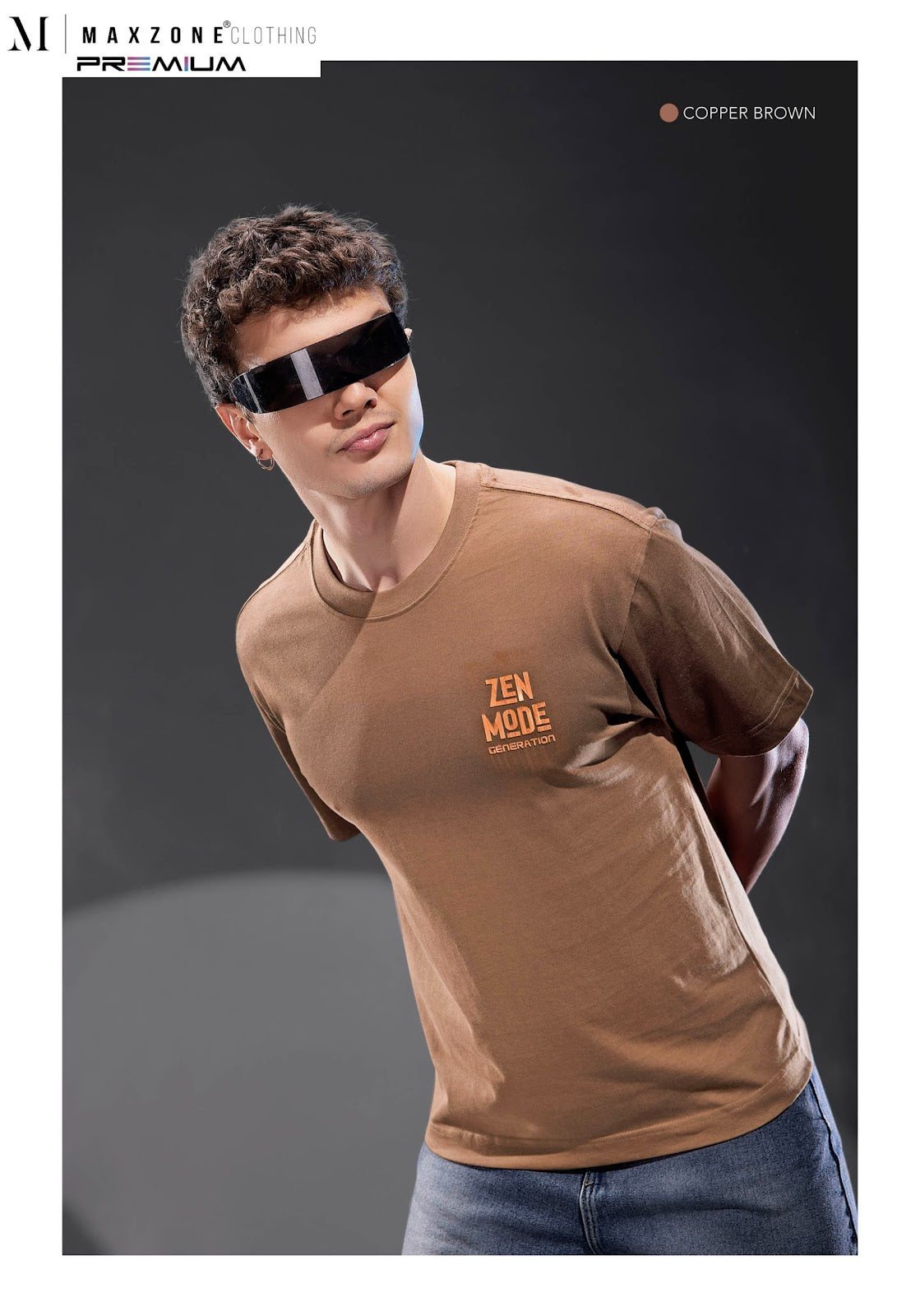 Iho K013 2859 Oversize Maxzone Clothing Cotton Mens Tshirts Exporter India