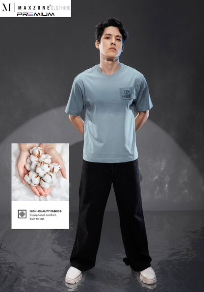 Iho K013 2859 Oversize Maxzone Clothing Cotton Mens Tshirts Exporter India