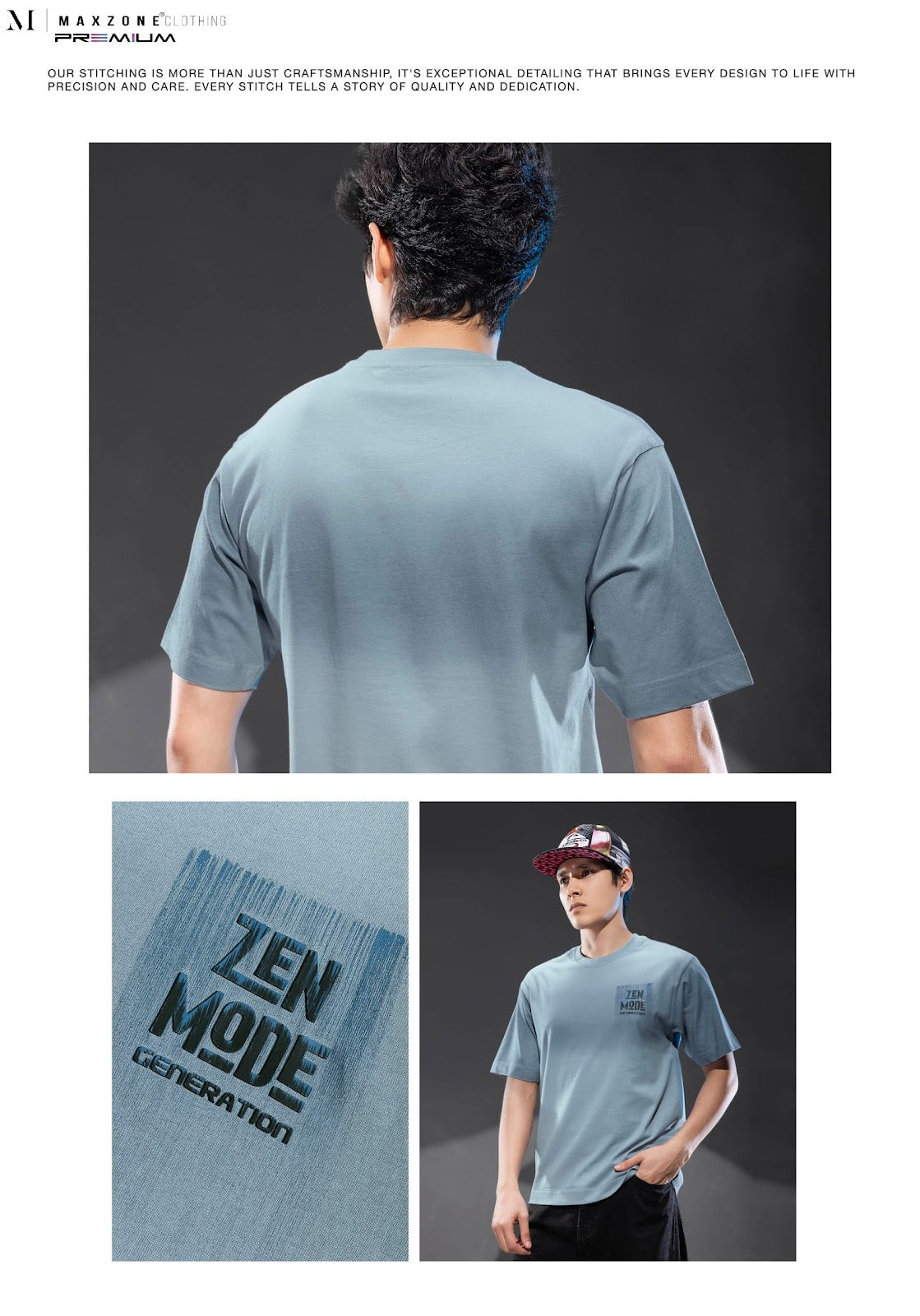 Iho K013 2859 Oversize Maxzone Clothing Cotton Mens Tshirts Exporter India