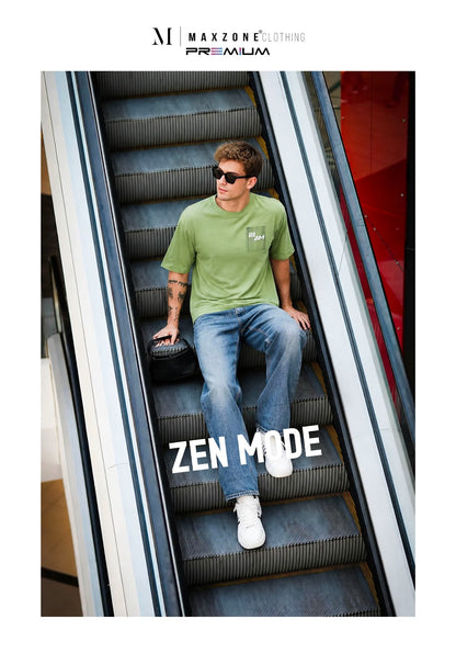 Iho K013 2859 Oversize Maxzone Clothing Cotton Mens Tshirts Exporter India