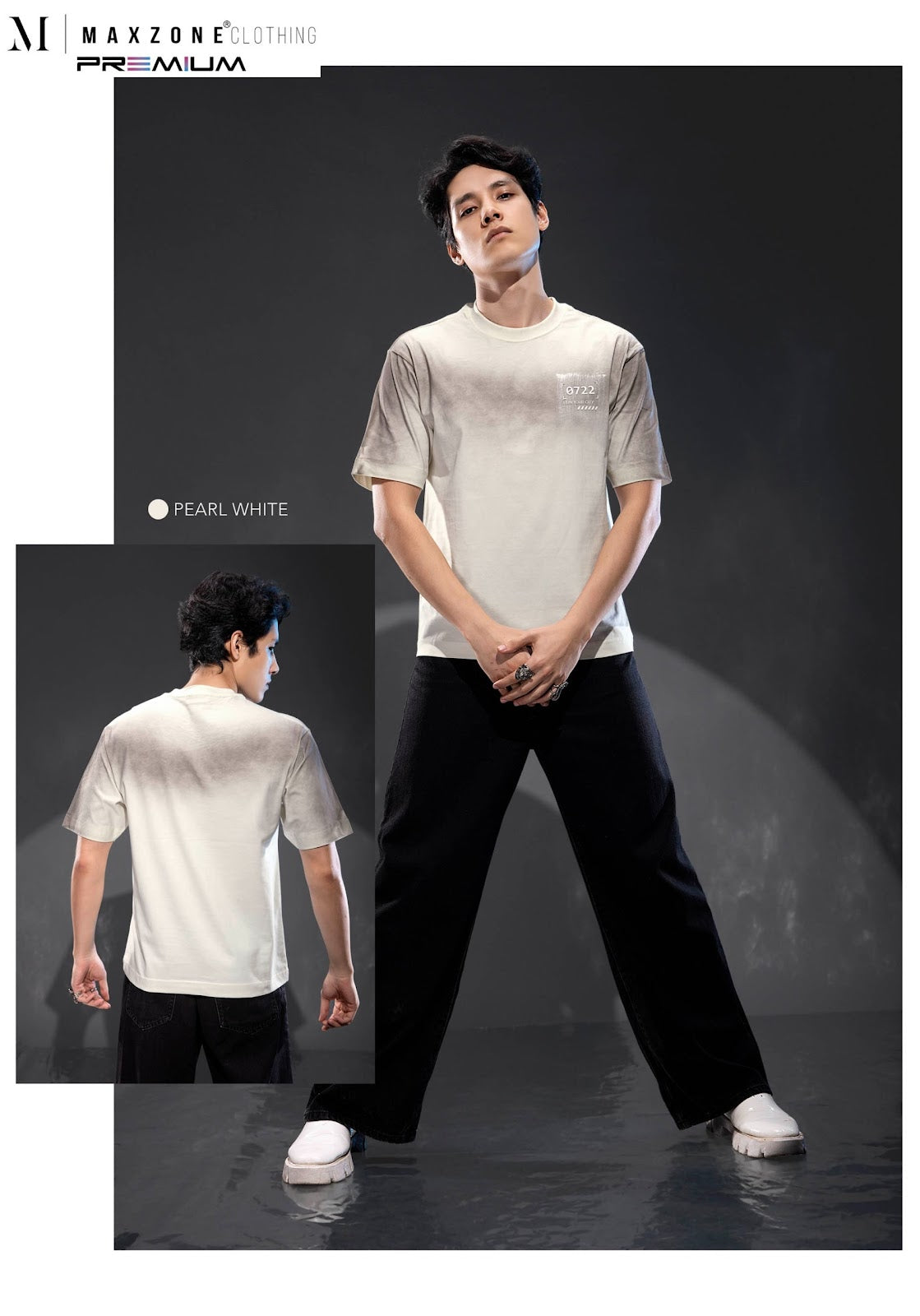 Iho K013 2859 Oversize Maxzone Clothing Cotton Mens Tshirts Exporter India