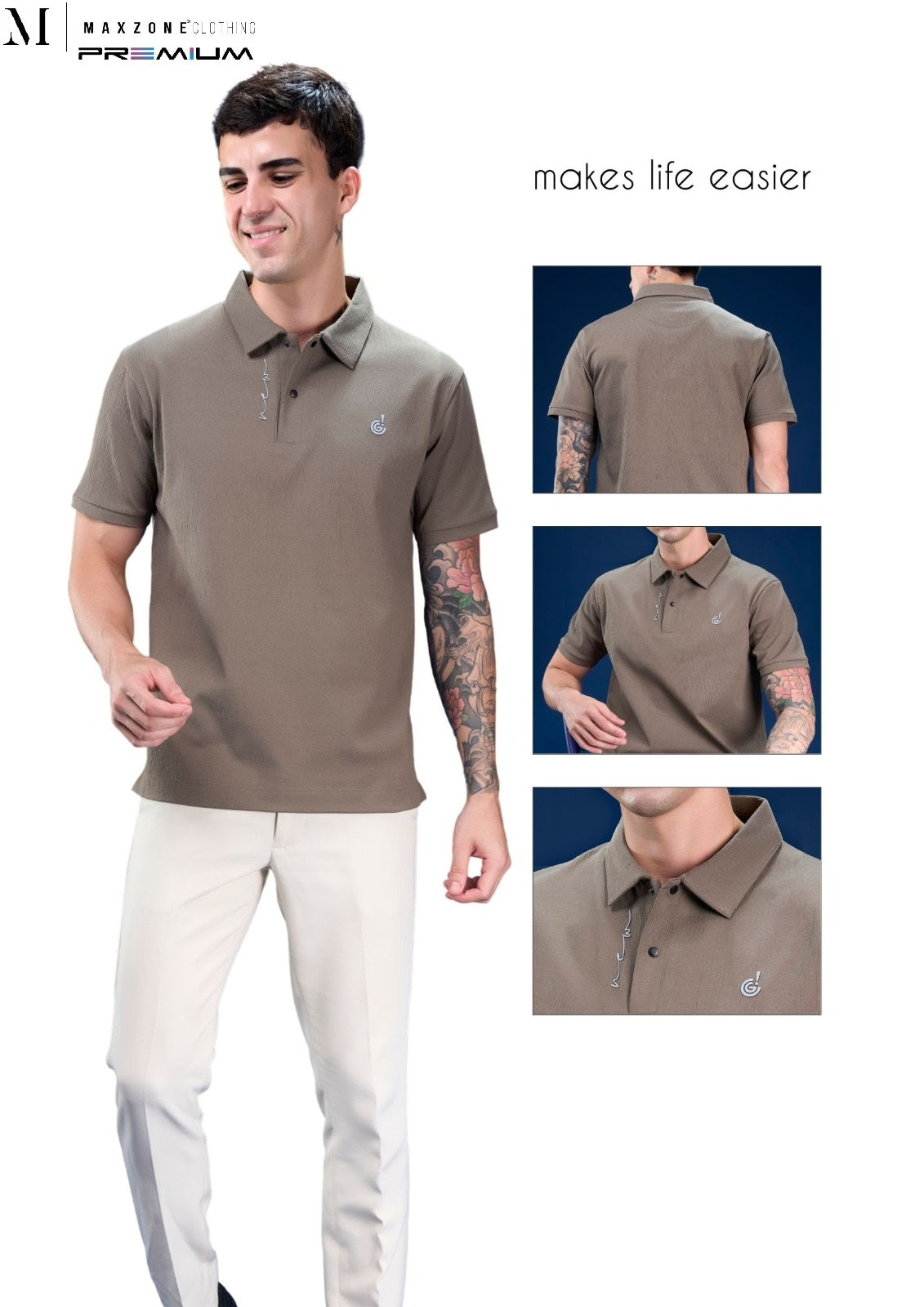Iho K022 Dn 2824 Maxzone Clothing Mens Tshirts Manufacturer Ahmedabad
