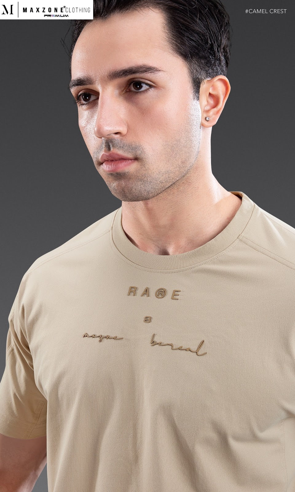 Iho K036 2864 Drop Shoulder Maxzone Clothing Cotstretch Mens Tshirts Wholesaler Gujarat