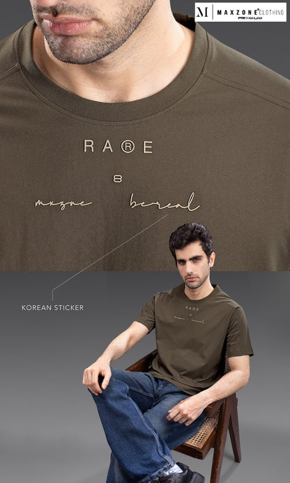 Iho K036 2864 Drop Shoulder Maxzone Clothing Cotstretch Mens Tshirts Wholesaler Gujarat