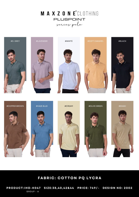 Iho K047 Group A Maxzone Clothing Cotton Mens Tshirts Supplier