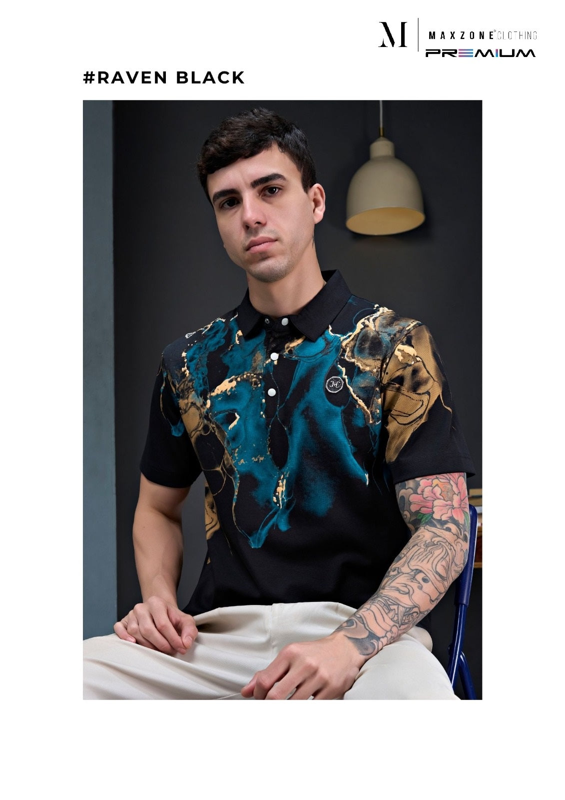 Iho K052 Dn 2915 Polo Maxzone Clothing Imported Mens Tshirts Exporter Gujarat