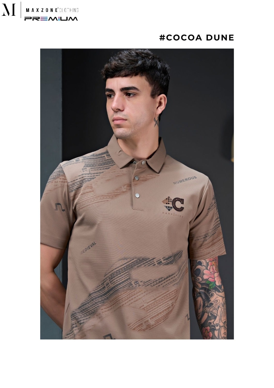 Iho K052 Dn 2915 Polo Maxzone Clothing Imported Mens Tshirts Exporter Gujarat