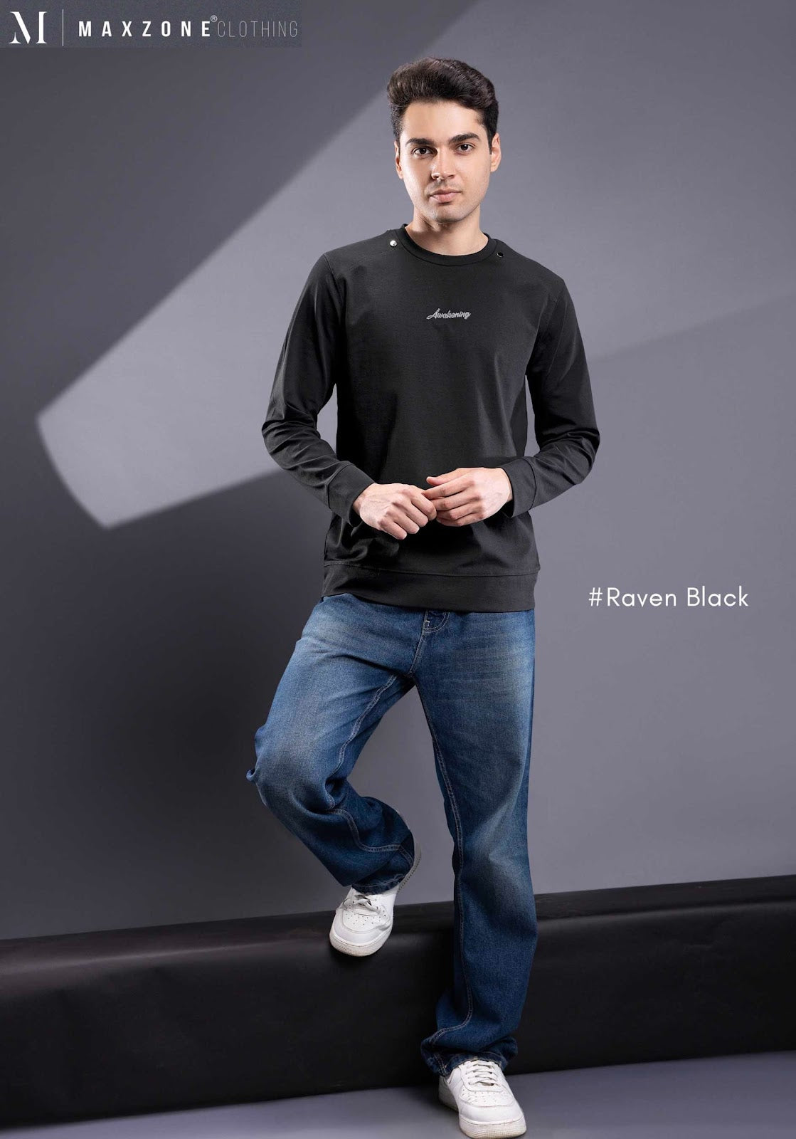 Iho K054 2910 Full Sleeves Maxzone Clothing Canvas Mens Tshirts Wholesale Price