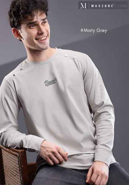 Iho K054 2910 Full Sleeves Maxzone Clothing Canvas Mens Tshirts Wholesale Price