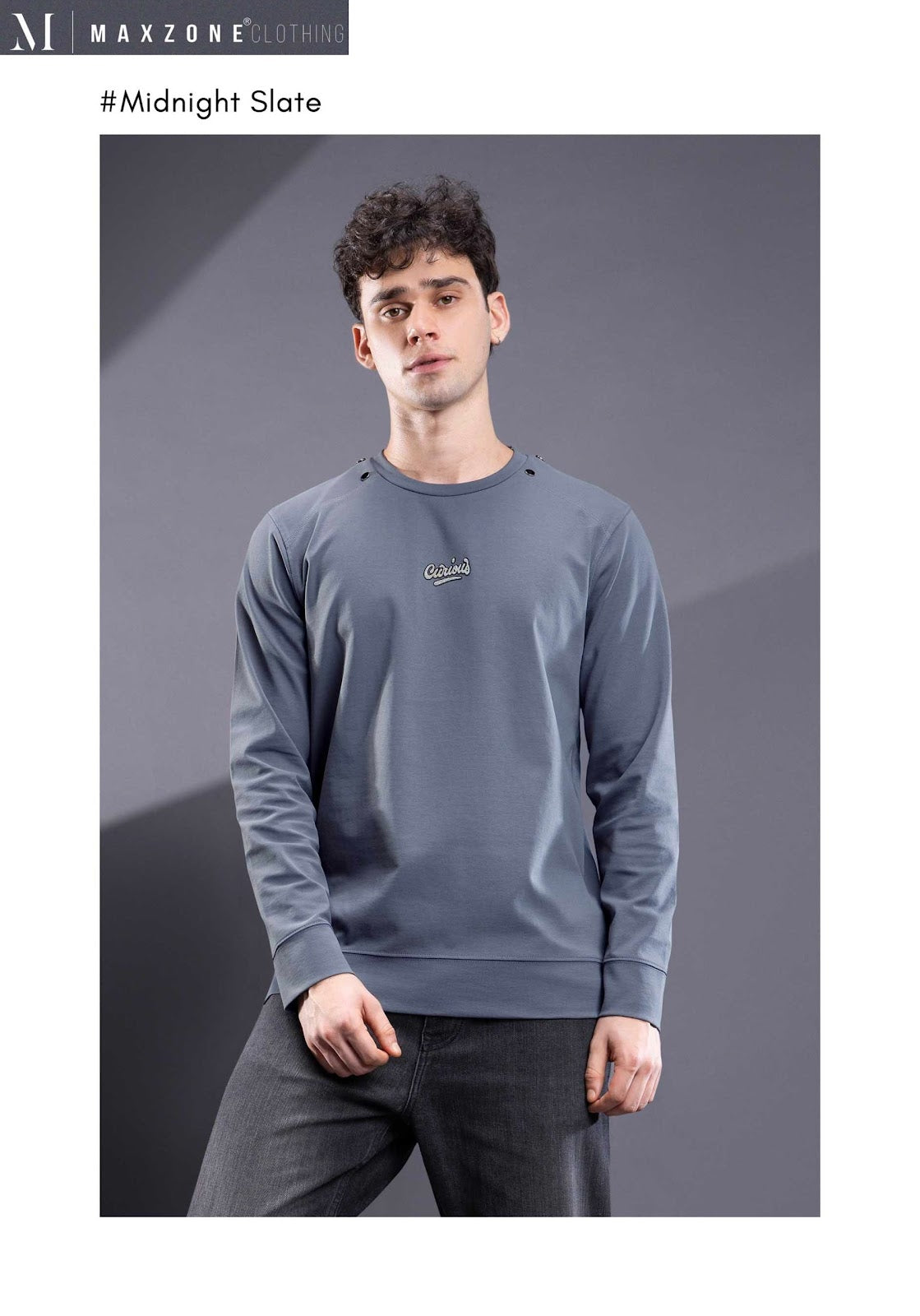 Iho K054 2910 Full Sleeves Maxzone Clothing Canvas Mens Tshirts Wholesale Price