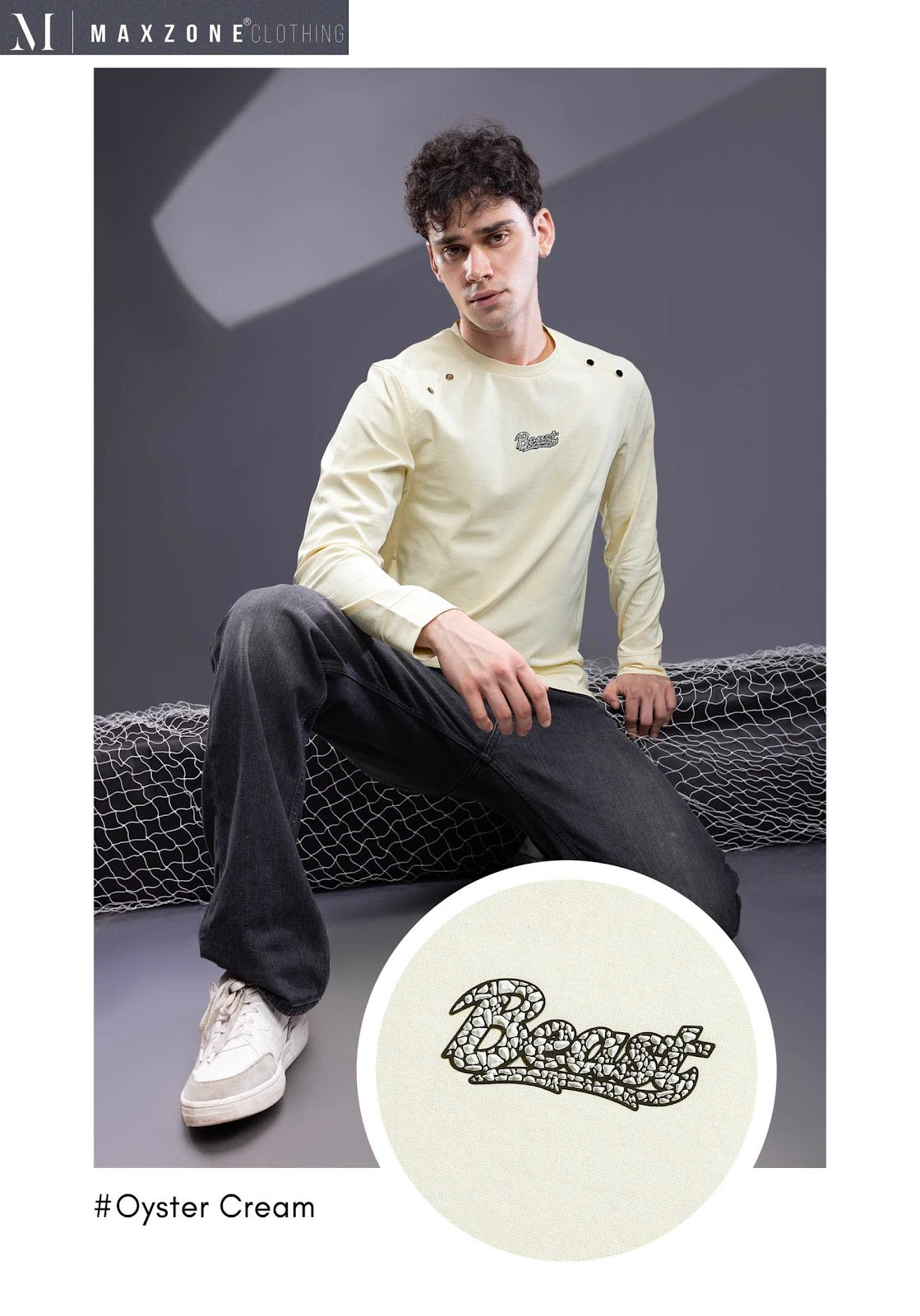 Iho K054 2910 Full Sleeves Maxzone Clothing Canvas Mens Tshirts Wholesale Price