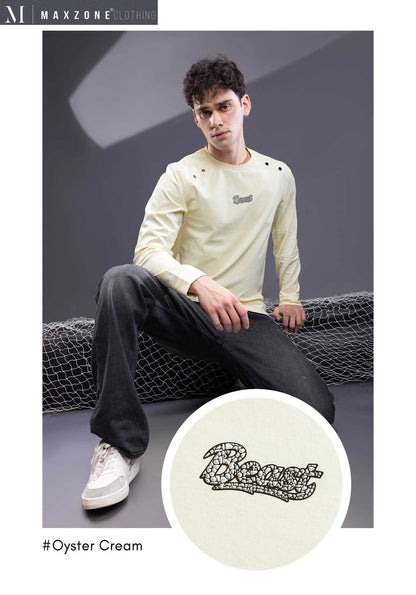 Iho K054 2910 Full Sleeves Maxzone Clothing Canvas Mens Tshirts Wholesale Price