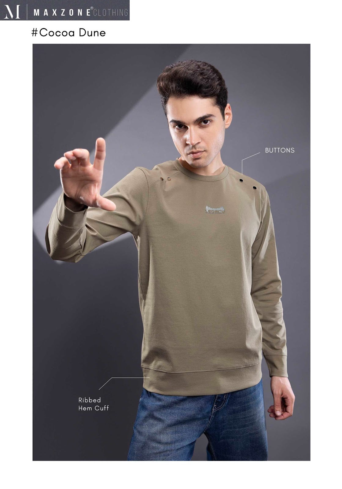 Iho K054 2910 Full Sleeves Maxzone Clothing Canvas Mens Tshirts Wholesale Price