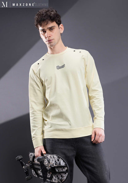 Iho K054 2910 Full Sleeves Maxzone Clothing Canvas Mens Tshirts Wholesale Price