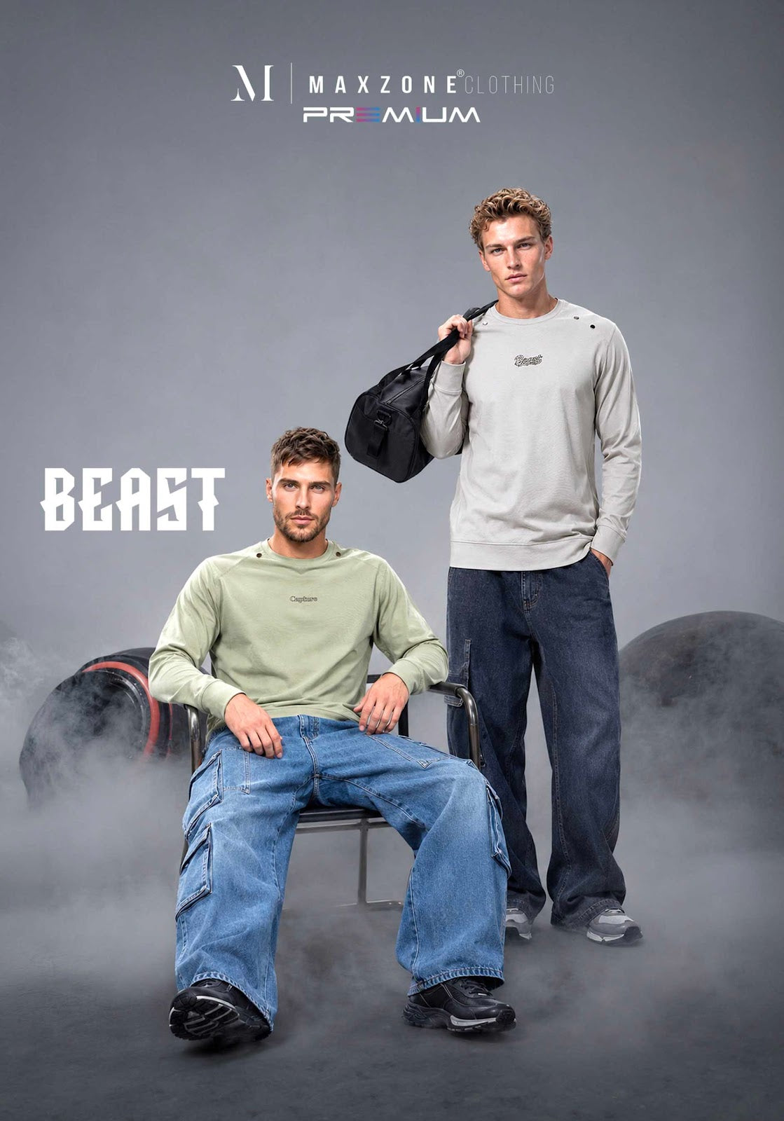 Iho K054 2910 Full Sleeves Maxzone Clothing Canvas Mens Tshirts Wholesale Price