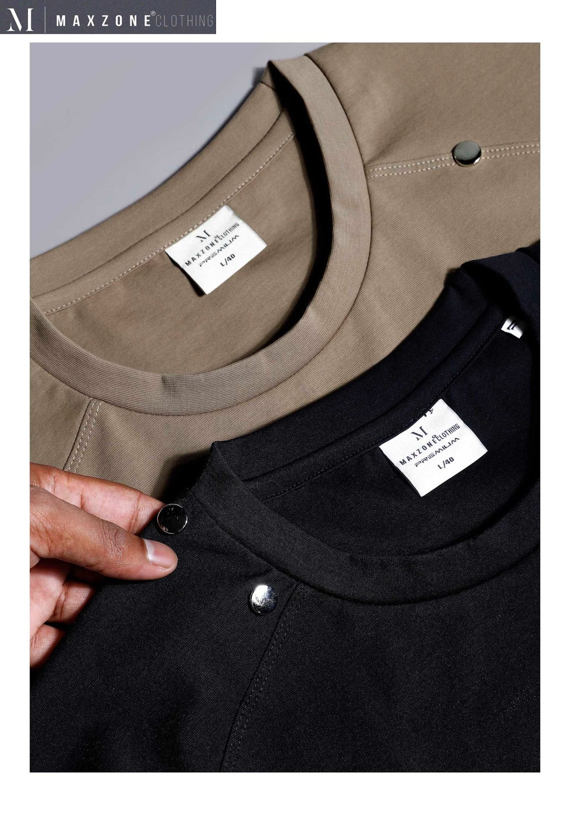 Iho K054 2910 Full Sleeves Maxzone Clothing Canvas Mens Tshirts Wholesale Price