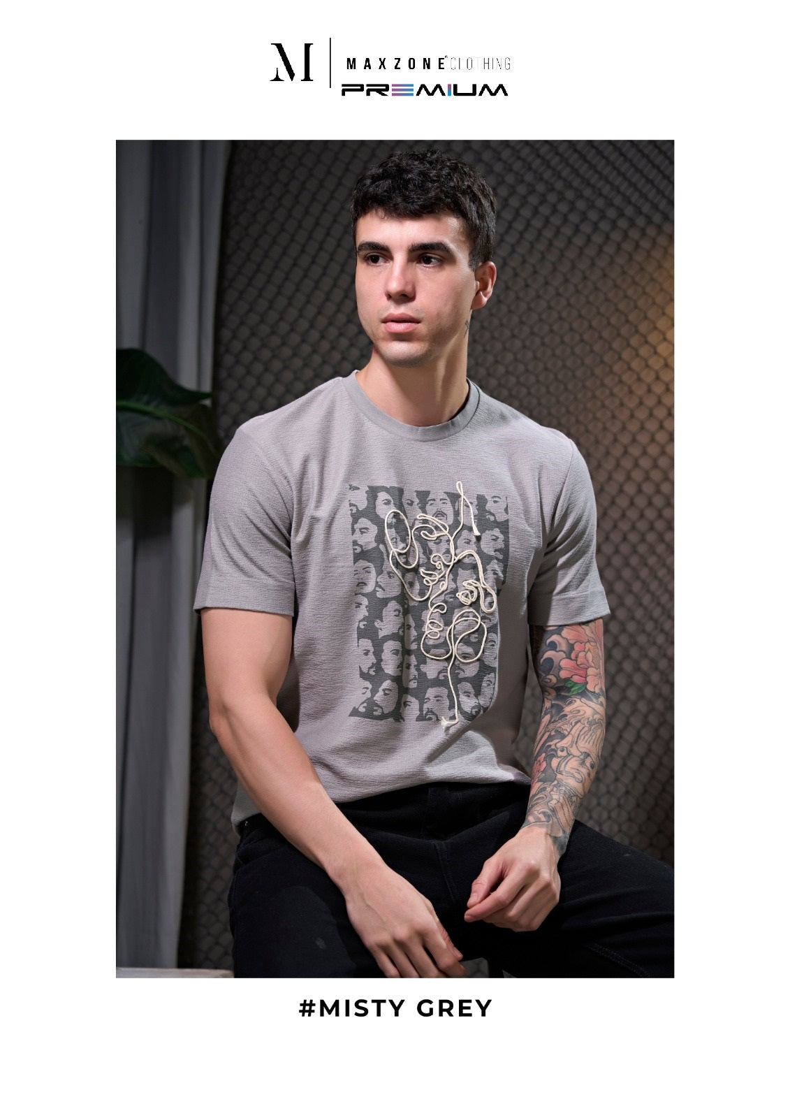 Iho K063 Dn 2939 Maxzone Clothing Cotton Mens Tshirts Manufacturer Ahmedabad