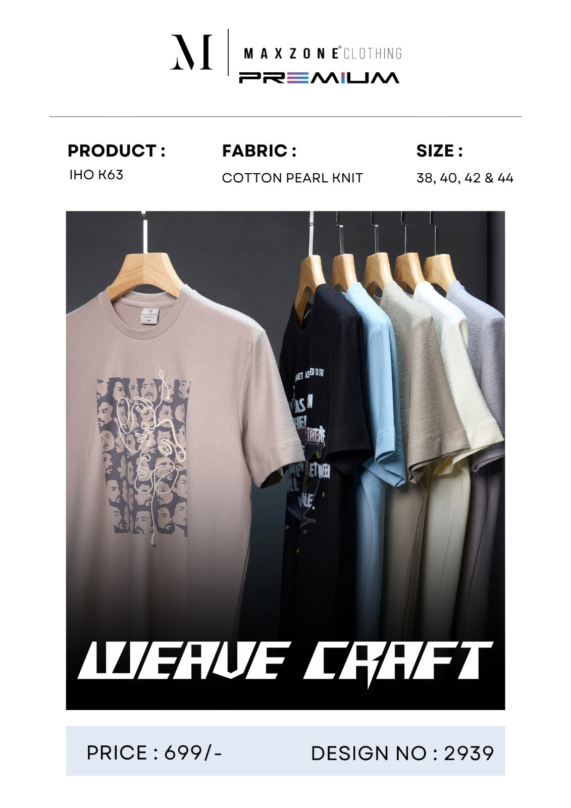 Iho K063 Dn 2939 Maxzone Clothing Cotton Mens Tshirts Manufacturer Ahmedabad