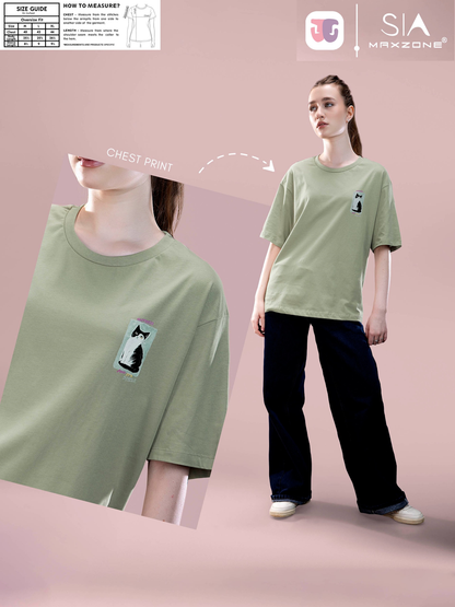 Iho K065 2891 Maxzone Clothing Cotton Women Oversized Tshirt Supplier
