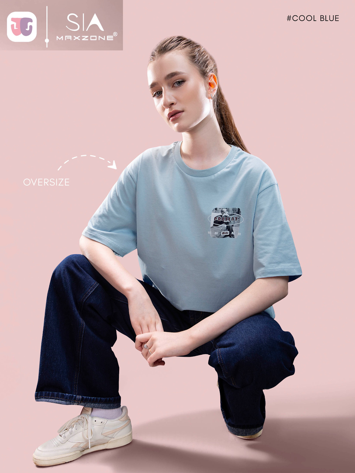 Iho K065 2891 Maxzone Clothing Cotton Women Oversized Tshirt Supplier