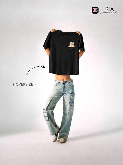 Iho K065 2891 Maxzone Clothing Cotton Women Oversized Tshirt Supplier