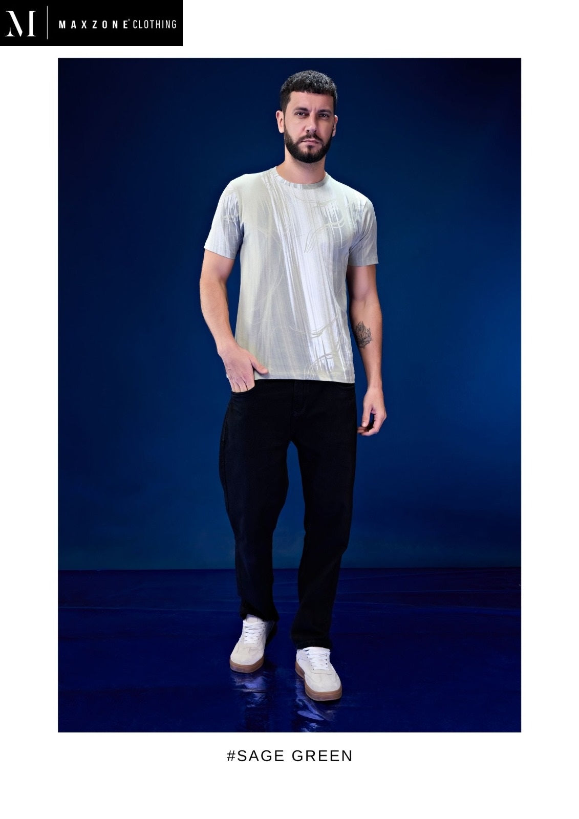 Iho K34 Dn 2844 Maxzone Clothing Cotton Mens Tshirts Supplier