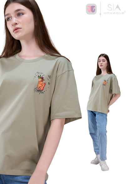 Iho K66 Oversized Maxzone Clothing Cotton Women Oversized Tshirt Wholesale