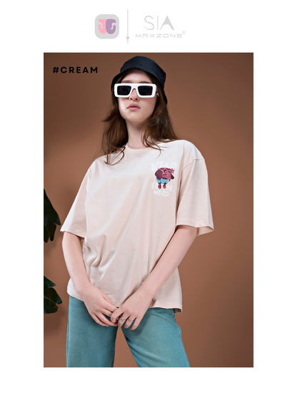 Iho K66 Oversized Maxzone Clothing Cotton Women Oversized Tshirt Wholesale