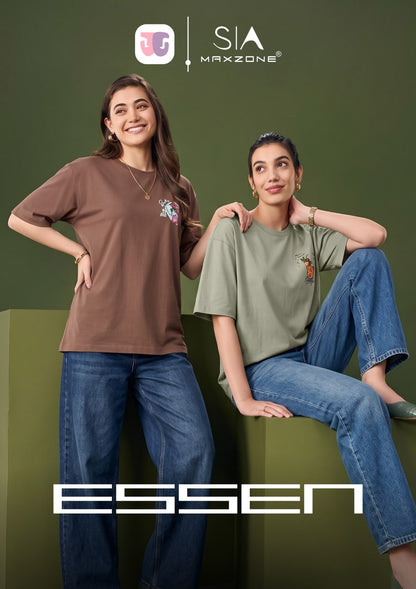 Iho K66 Oversized Maxzone Clothing Cotton Women Oversized Tshirt Wholesale