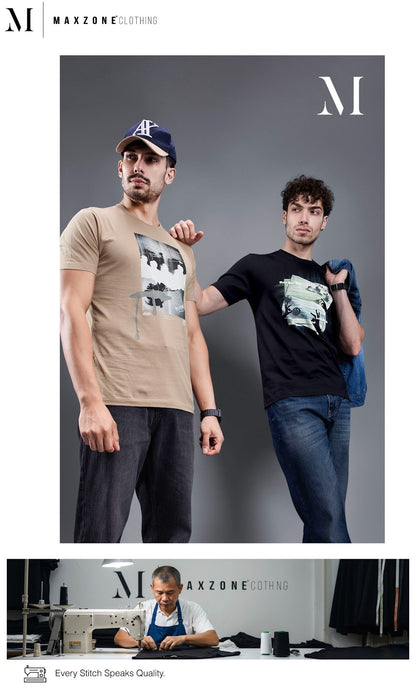Iho K 002 Dn 2000 Maxzone Clothing Cotton Mens Tshirts Supplier Ahmedabad