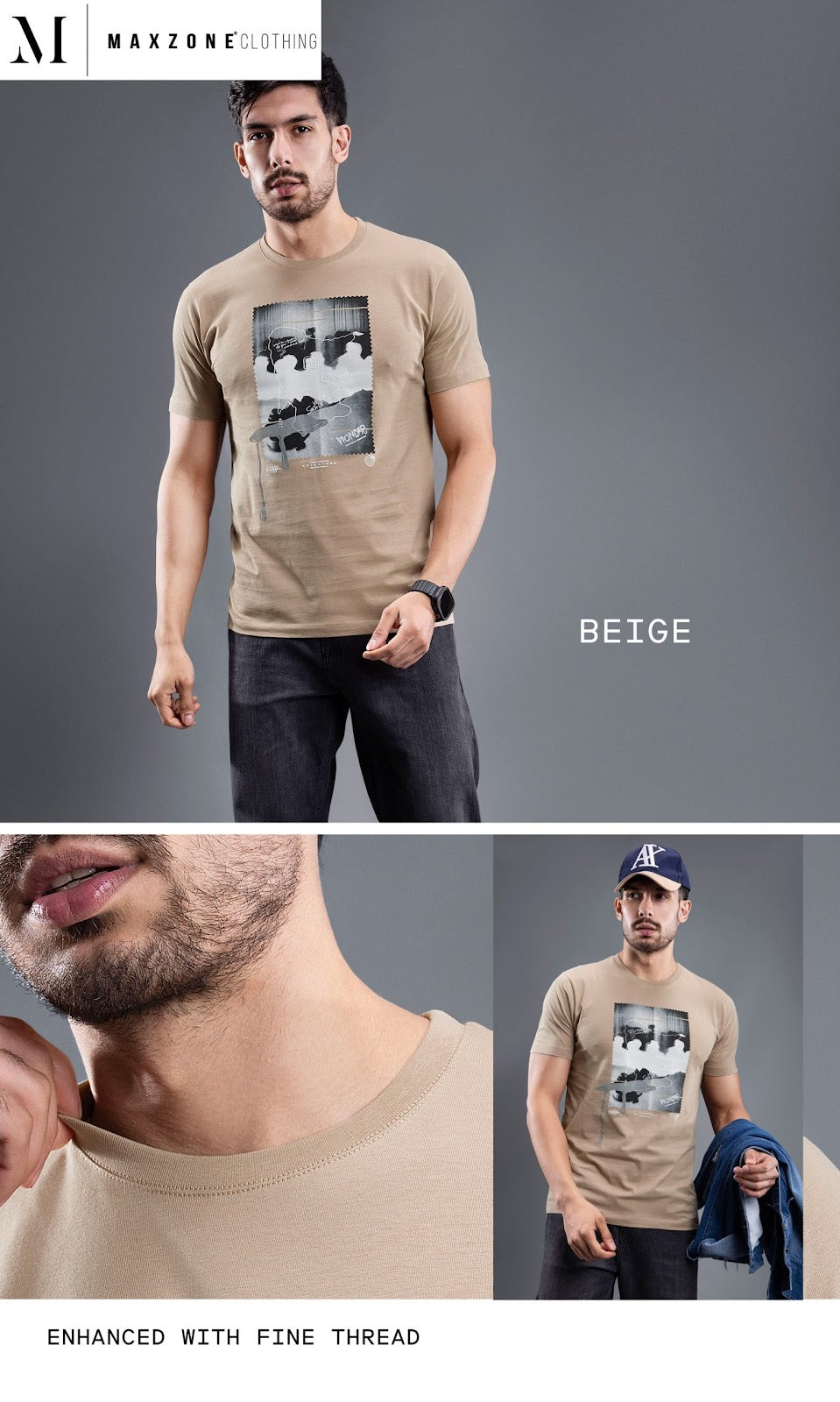 Iho K 002 Dn 2000 Maxzone Clothing Cotton Mens Tshirts Supplier Ahmedabad