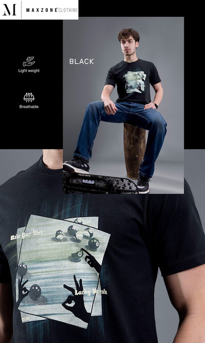 Iho K 002 Dn 2000 Maxzone Clothing Cotton Mens Tshirts Supplier Ahmedabad
