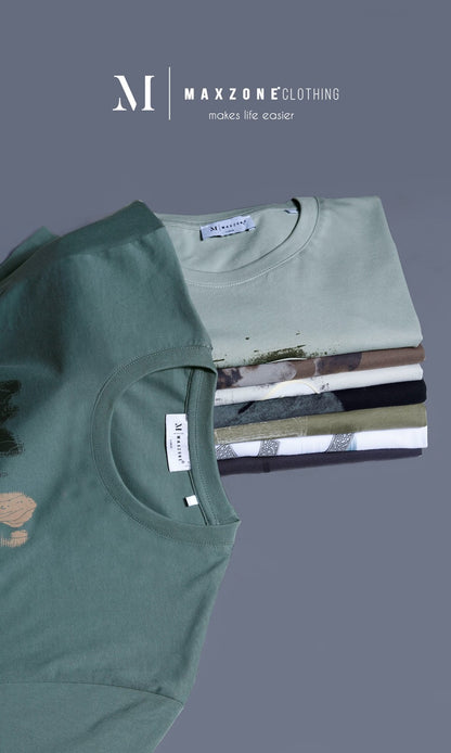 Iho K 004 Dn 2767 Maxzone Clothing Cotton Mens Tshirts Wholesaler
