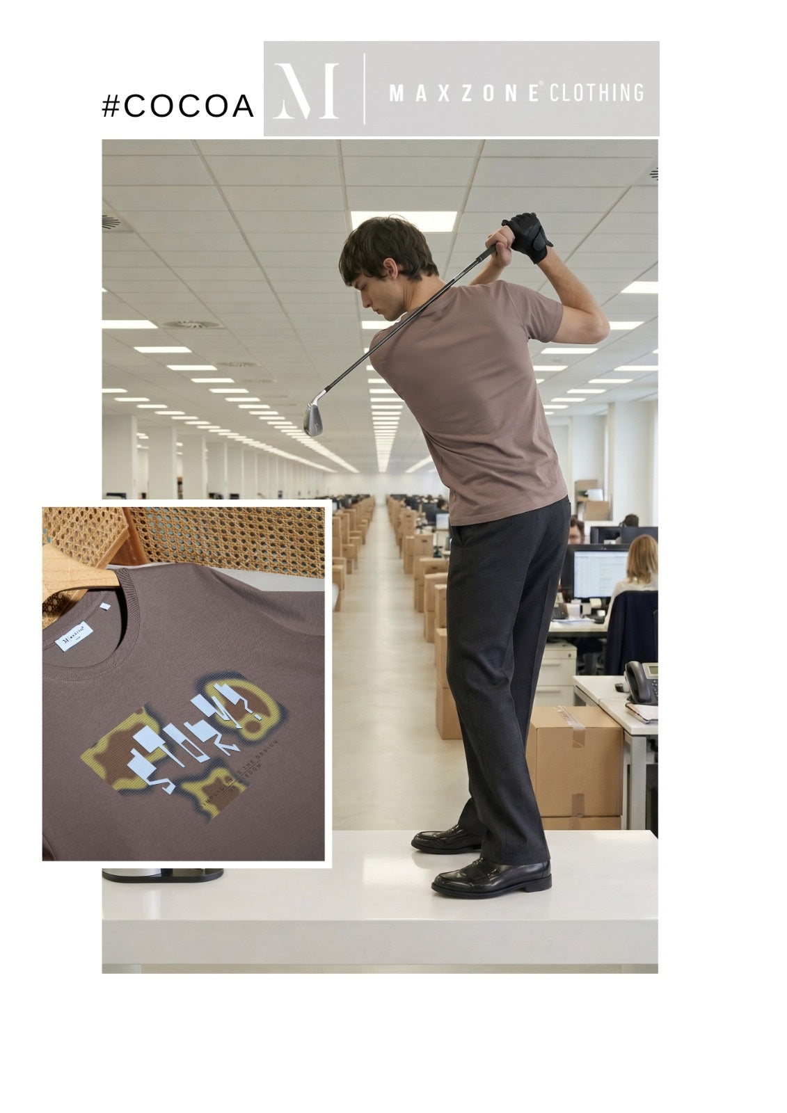 Iho K 005 2768 Maxzone Clothing Cotton Mens Tshirts Supplier India