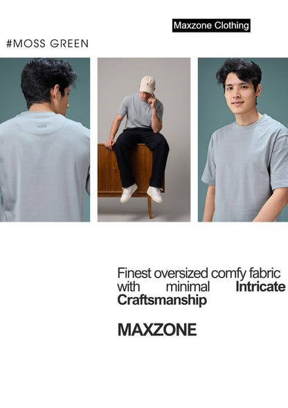 Iho K 016 2848 Drop Shoulder Maxzone Clothing Cotton Mens Tshirts Supplier