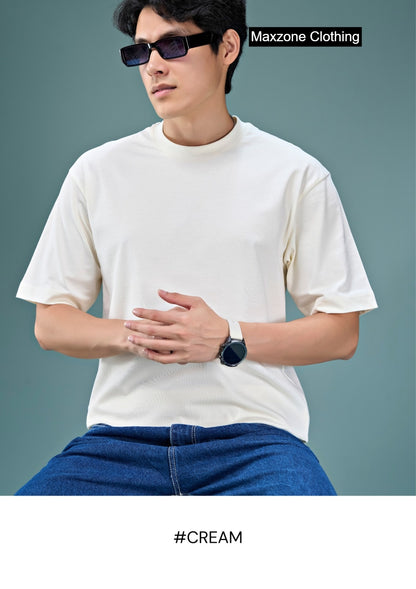 Iho K 016 2848 Drop Shoulder Maxzone Clothing Cotton Mens Tshirts Supplier