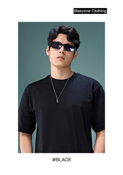 Iho K 016 2848 Drop Shoulder Maxzone Clothing Cotton Mens Tshirts Supplier