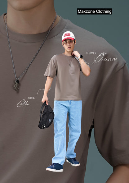 Iho K 016 2848 Drop Shoulder Maxzone Clothing Cotton Mens Tshirts Supplier