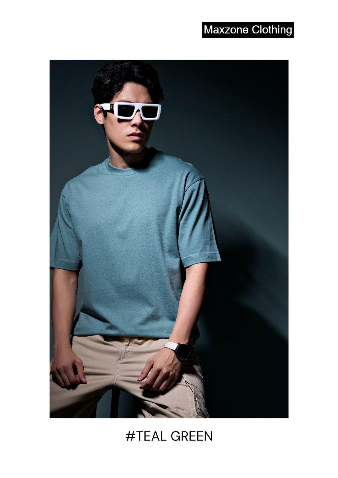 Iho K 016 2848 Drop Shoulder Maxzone Clothing Cotton Mens Tshirts Supplier