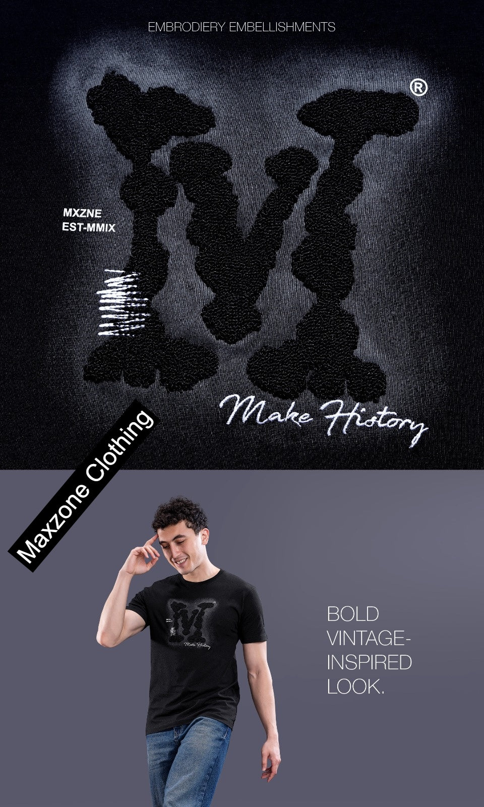 Iho K 019 2831 Maxzone Clothing Cotton Mens Tshirts Supplier Gujarat
