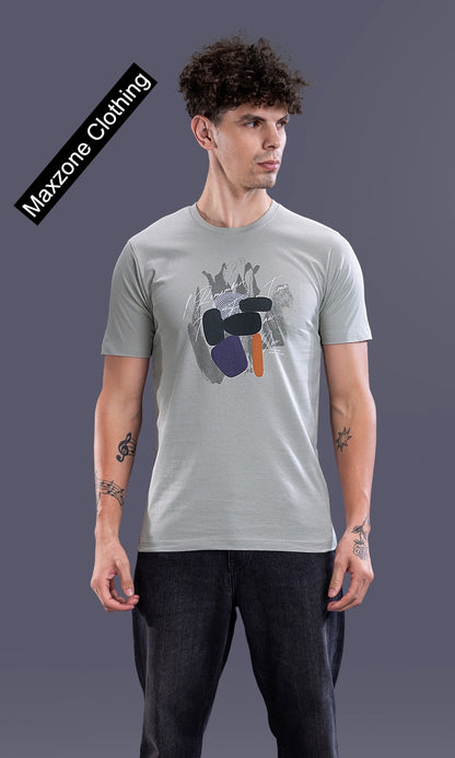 Iho K 019 2831 Maxzone Clothing Cotton Mens Tshirts Supplier Gujarat