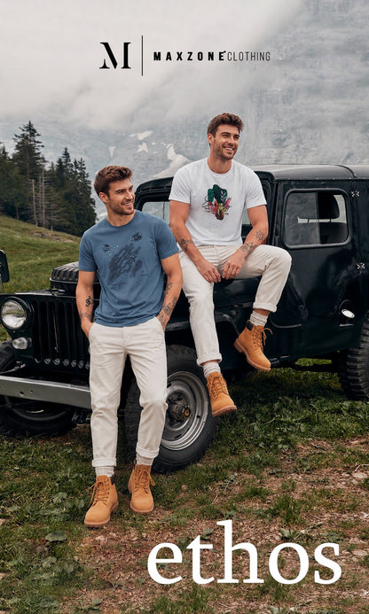 Iho K 019 2831 Maxzone Clothing Cotton Mens Tshirts Supplier Gujarat