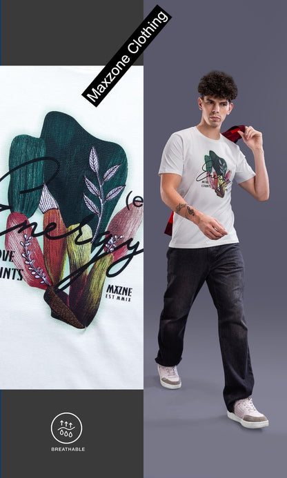 Iho K 019 2831 Maxzone Clothing Cotton Mens Tshirts Supplier Gujarat
