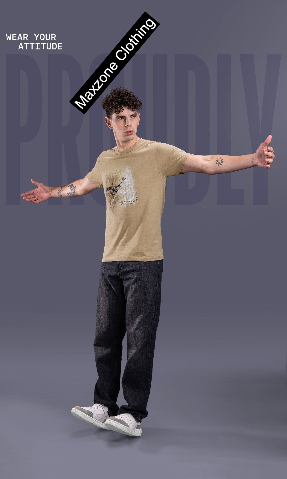 Iho K 019 2831 Maxzone Clothing Cotton Mens Tshirts Supplier Gujarat