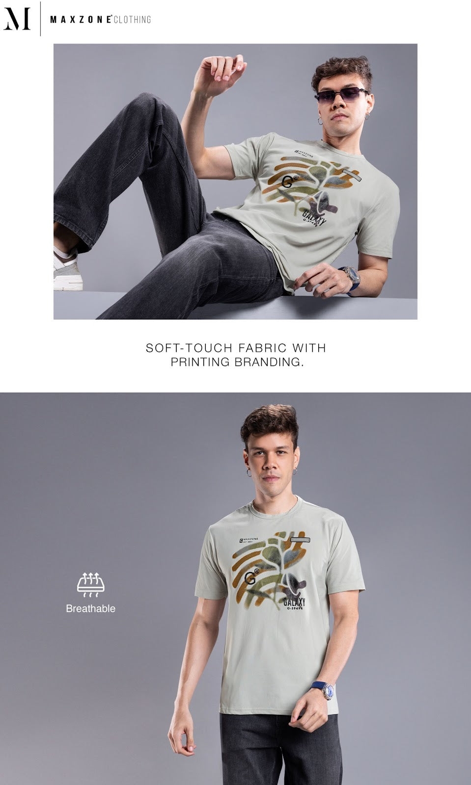 Iho K 020 Dn 2792 Maxzone Clothing Cot Stretch Mens Tshirts Exporter Ahmedabad